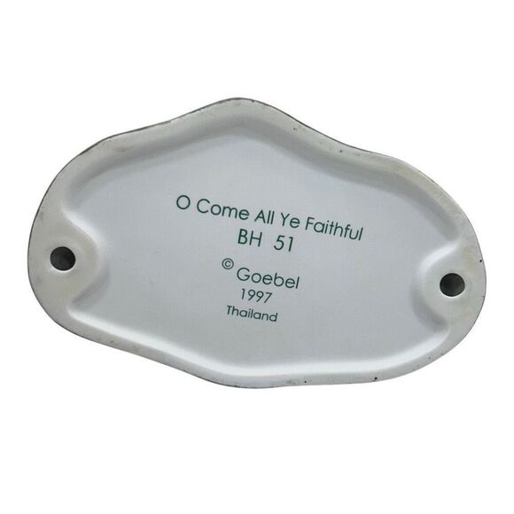 Vtg 90s Berta Hummel Goebel O Come All Ye Faithful BH 51 Figurine Multicolor OS - Picture 9 of 10